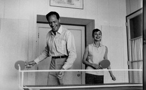 Audrey Hepburn and Mel Ferrer, circa 1956. © 1978 Bill Avery MPTV