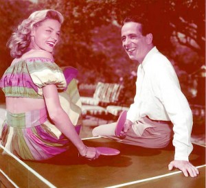 Lauren Bacall and Humphrey Bogart